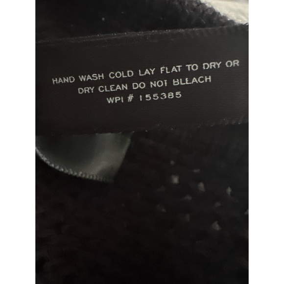 AQUA Crochet Lace Up Mini Dress Black | S - Picture 6 of 8